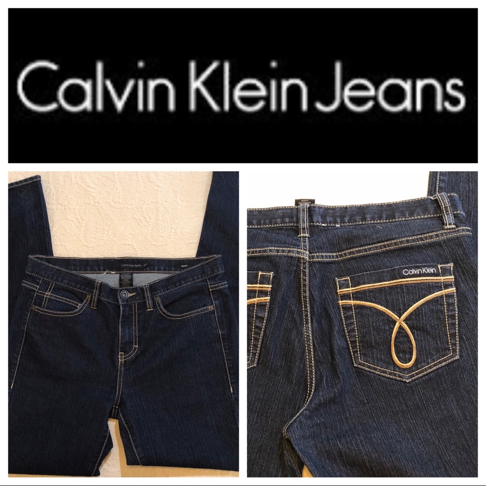 Calvin Klein Dark Wash Skinny Jeans 31
